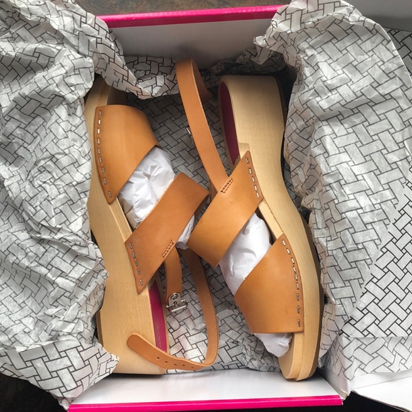 BRAND NEW Swedish Hasbeens HELENA clog sandals 41 - Picture 2 of 6